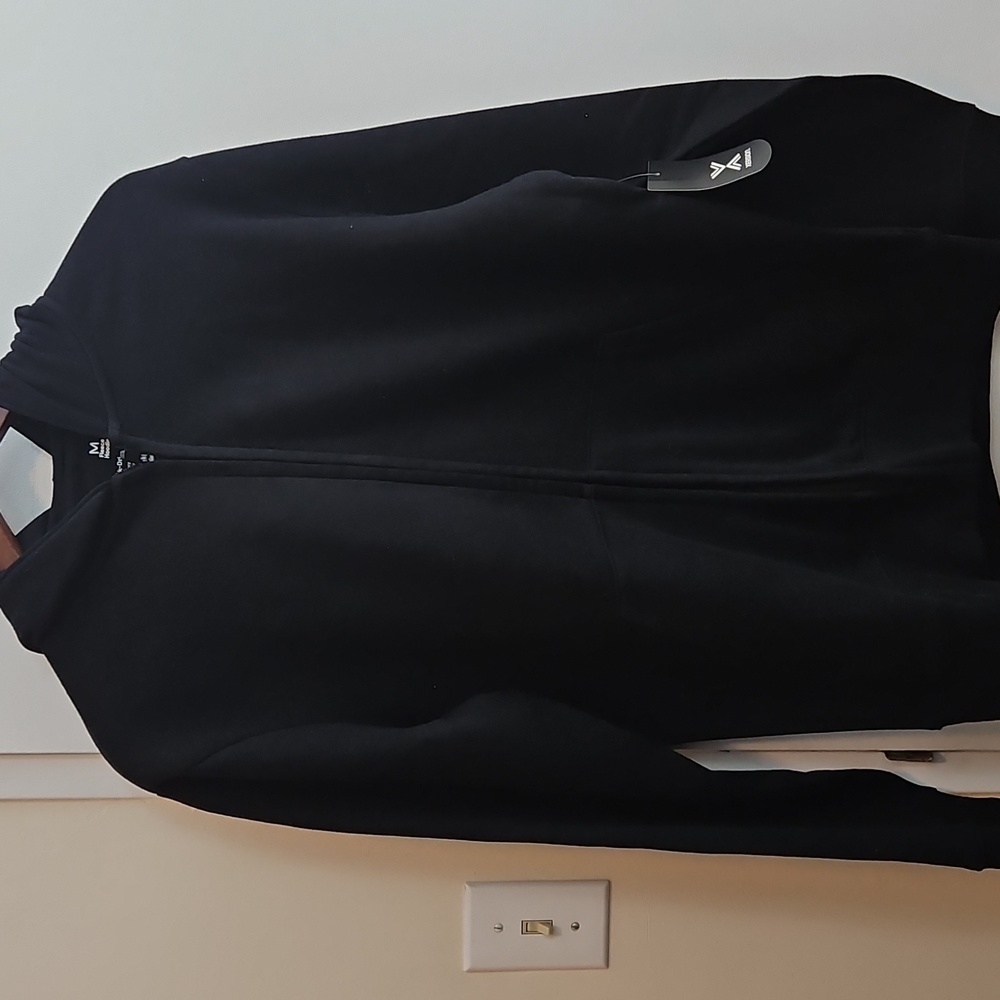 Xersion Men's Fleece Hoodie Black Long Sleeve Size Medium